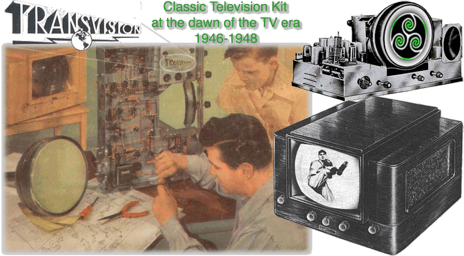 classic transvision television kit, 1946-1948